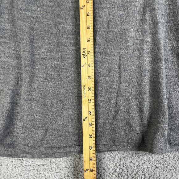 Free People Sweater Womens M Gray Cut Out Wool Alpaca Acrylic Blend Scoop Neck - Picture 5 of 5